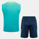 Conjunto Seleção Brasileira Regata 2024/25 - Ciano
